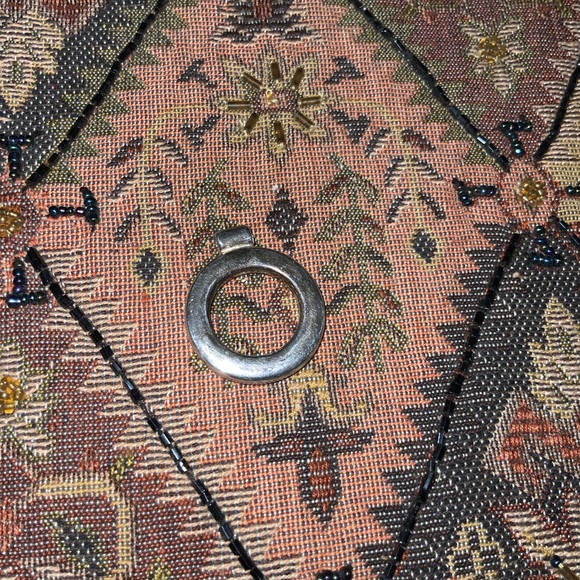 Vintage Round 925 Circle Slider Pendant - Picture 4 of 6